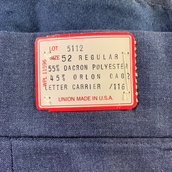 NEW USPS Uniform Pants Trousers USA MADE 20 22 29 30 40 46 48 52 54 - Picture 13 of 16